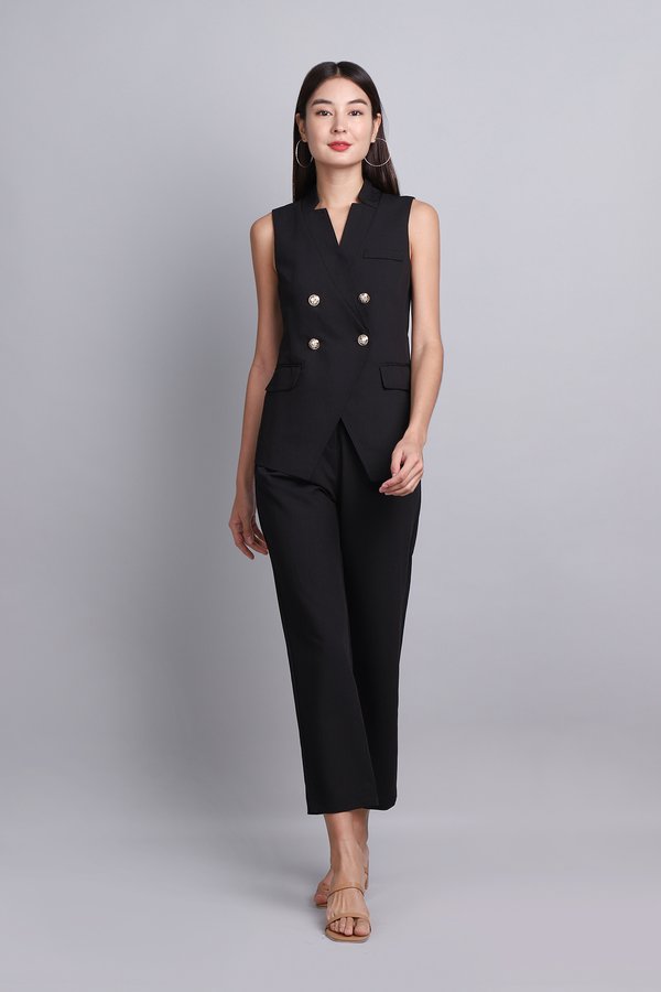 Alva Top In Classic Black
