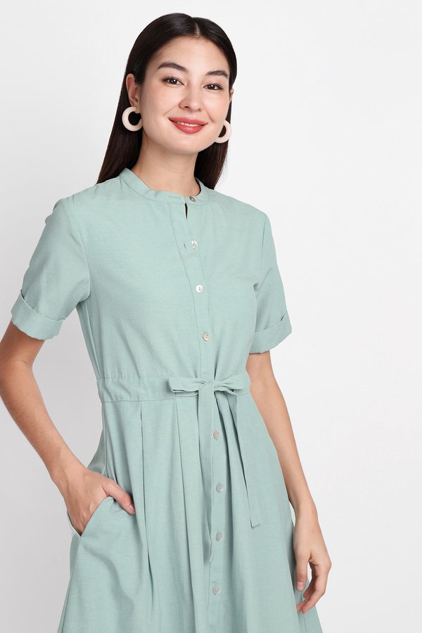 Jillian Dress In Seafoam