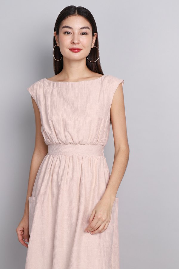 Felicity Dress In Dusty Pink