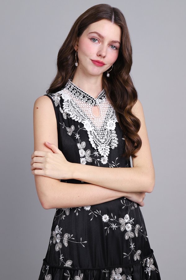Hollis Dress In Classic Black