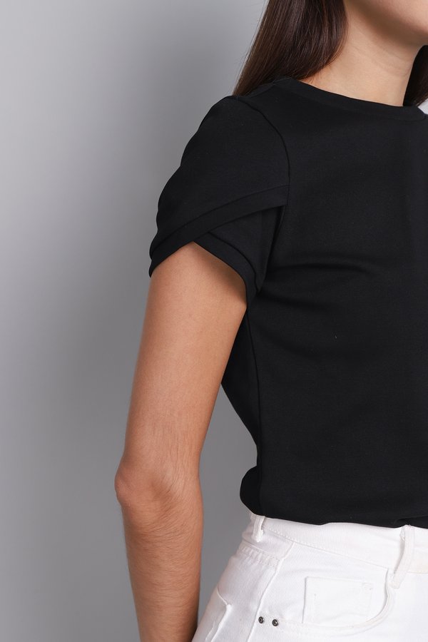 Angie Top In Classic Black