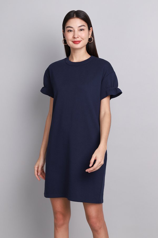 Debra Dress In Navy Blue