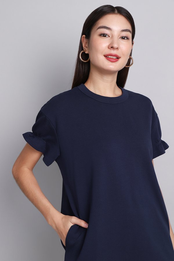 Debra Dress In Navy Blue