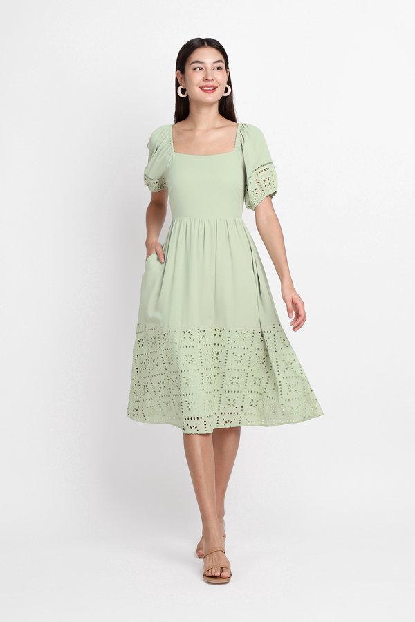 Mirabelle Dress In Sage