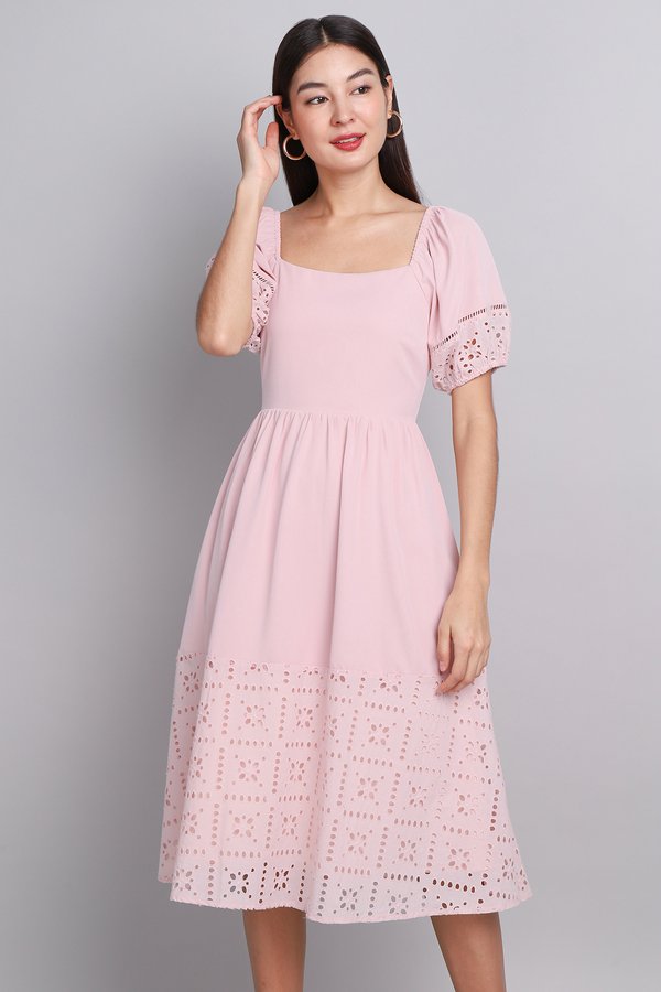 Mirabelle Dress In Soft Pink