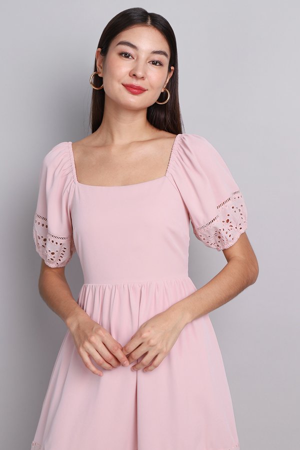 Mirabelle Dress In Soft Pink