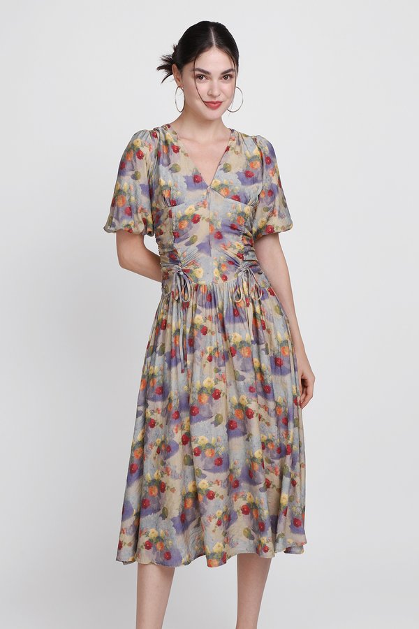 Alisa Dress In Autumn Florals