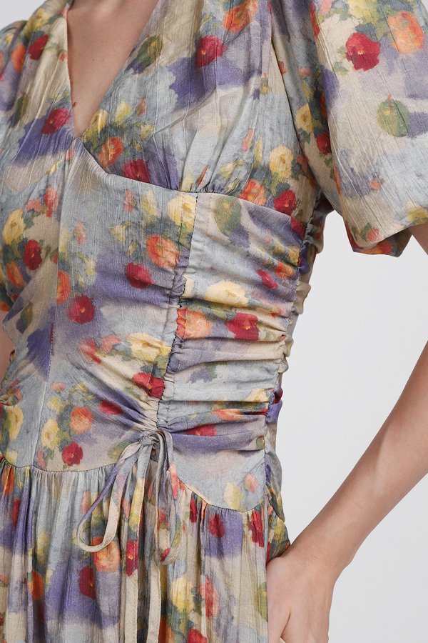 Alisa Dress In Autumn Florals