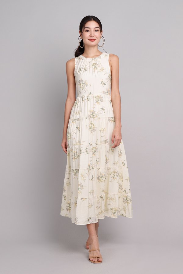Tyra Dress In Sparrow Prints