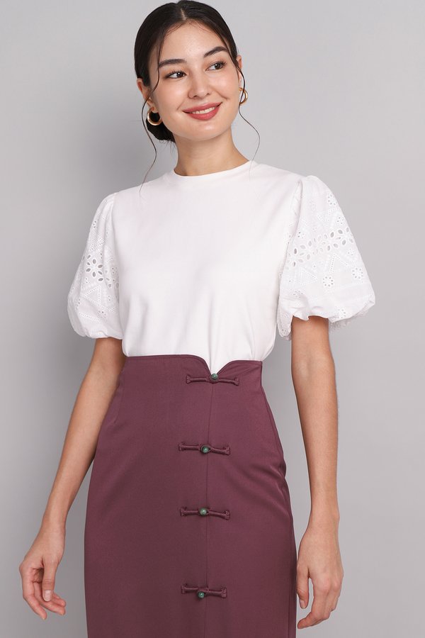 Clover Skirt In Rum