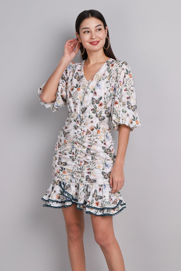 Crystal Dress In Garden Florals