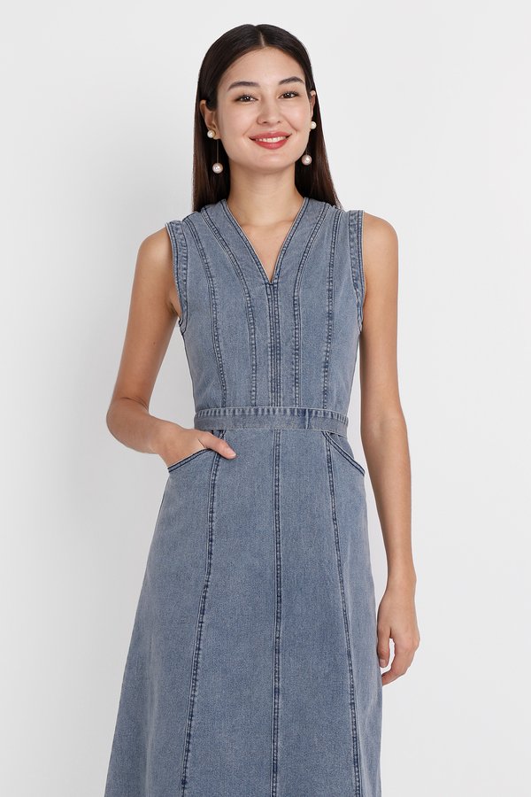 Cameron Dress In Vintage Wash