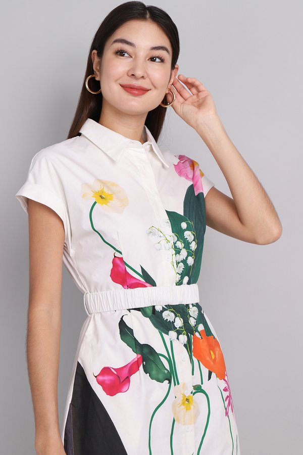 [Backorder] Rhoda Dress In Abstract Prints