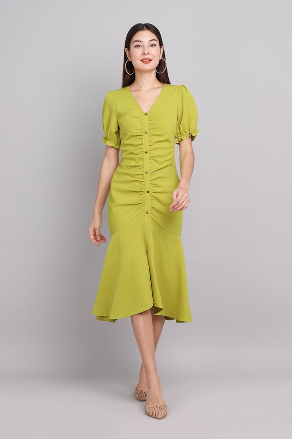 Scarlett Dress In Lime