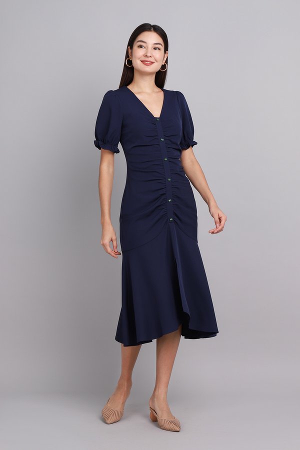 Scarlett Dress In Navy Blue