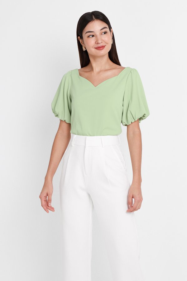 Angelo Top In Matcha
