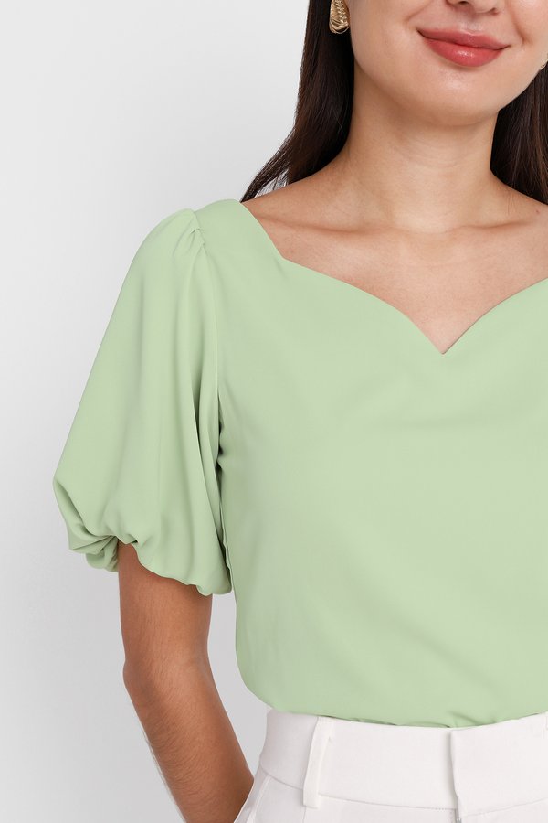 Angelo Top In Matcha