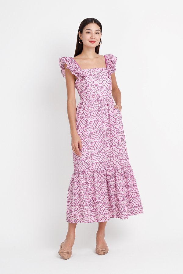 Cielo Dress In Lavender Pink