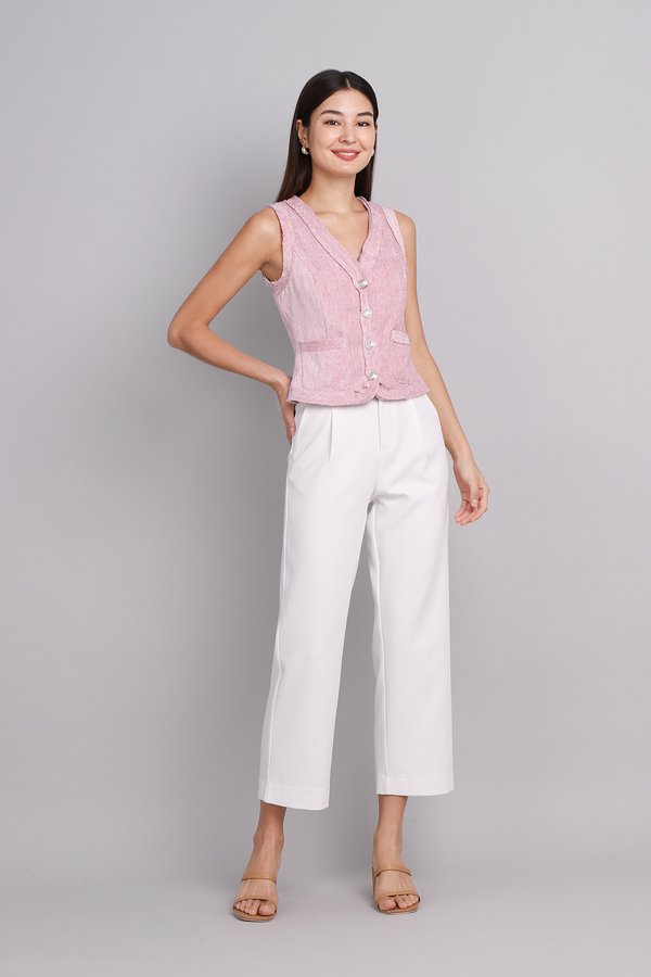 Edward Pants In Clean White