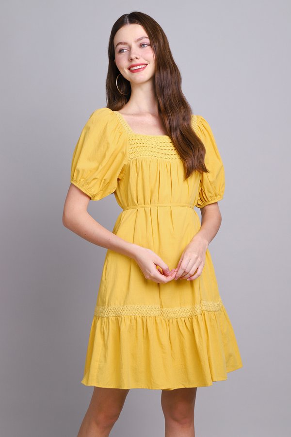 Solana Dress In Marigold