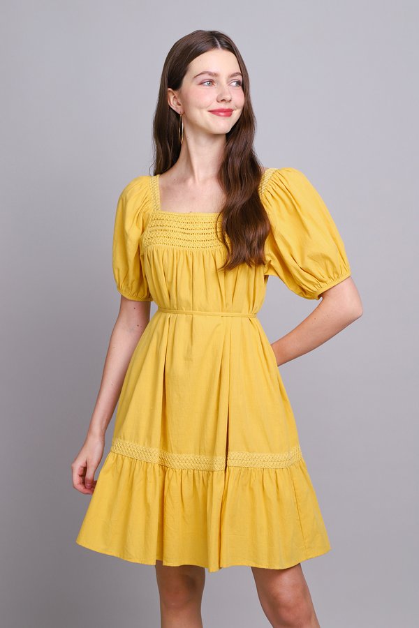 Solana Dress In Marigold