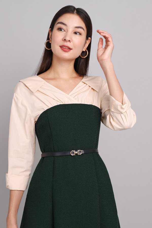 Carrie Dress In Blush Forest