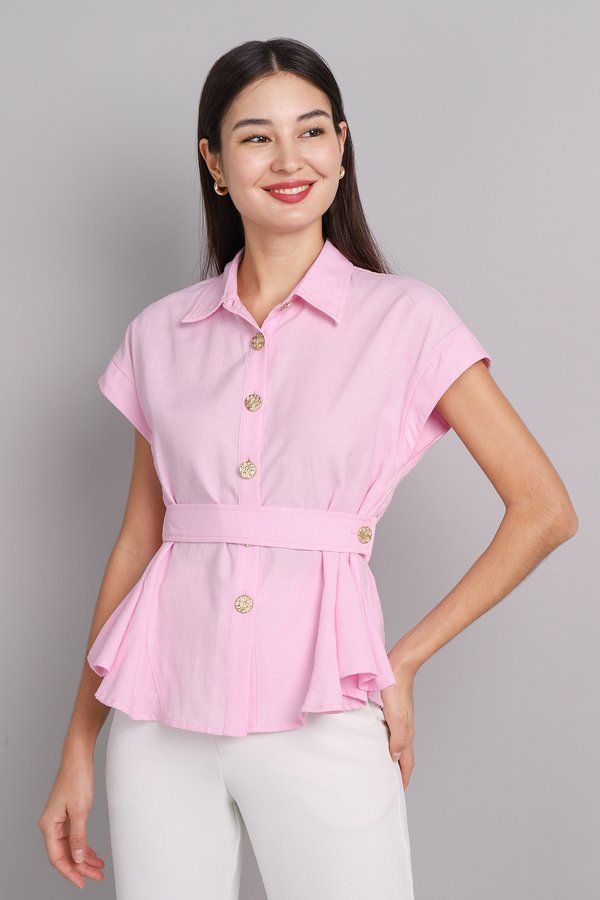 Samantha Top In Soft Pink