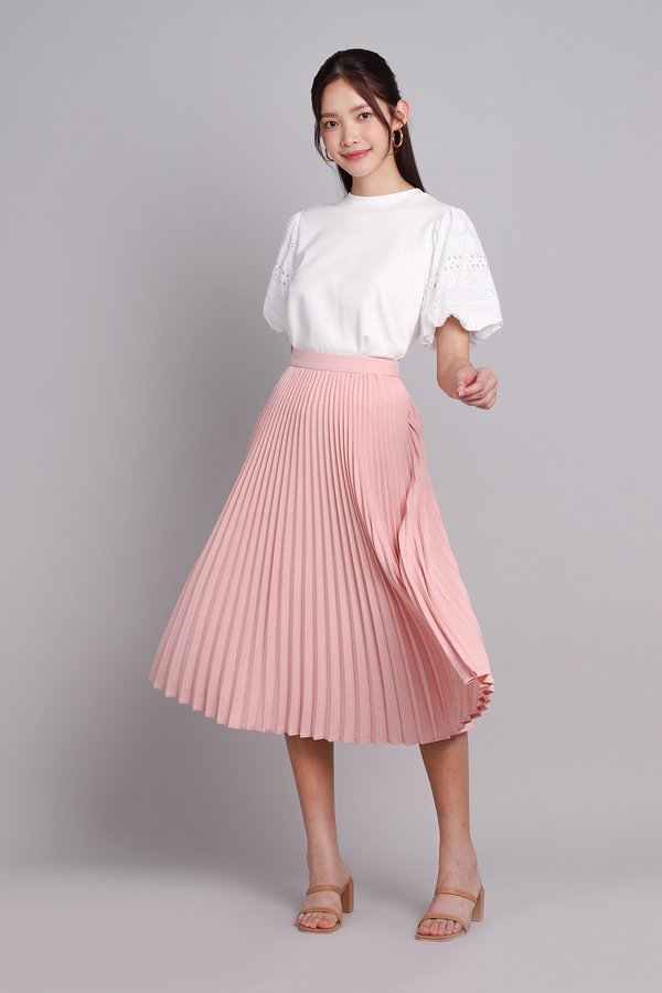 Aimee Skirt In Spring Pink