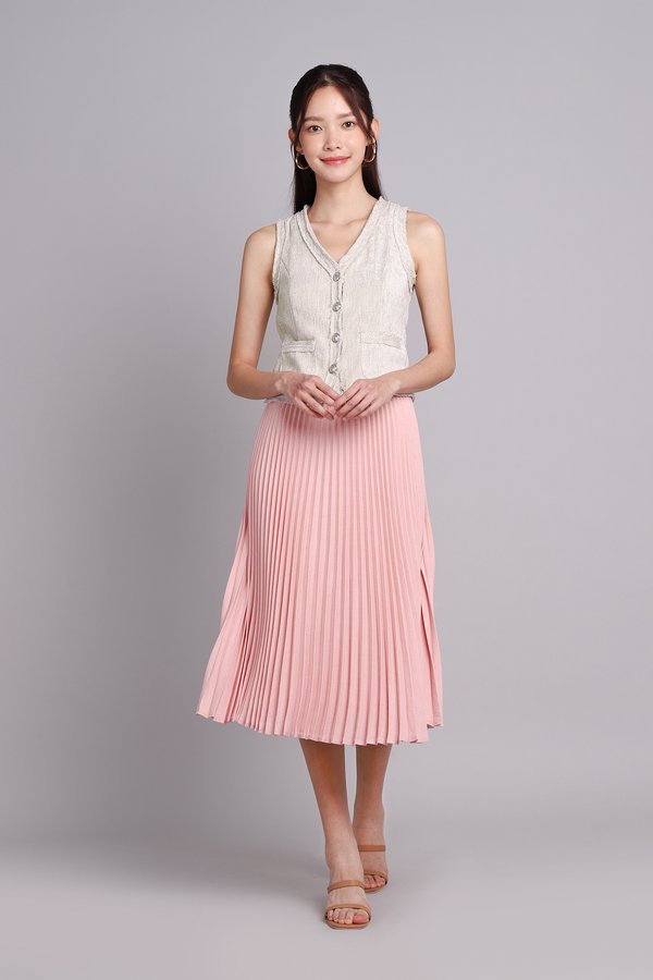 Aimee Skirt In Spring Pink