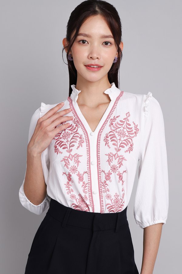[Backorder] Jania Top In Rosewood