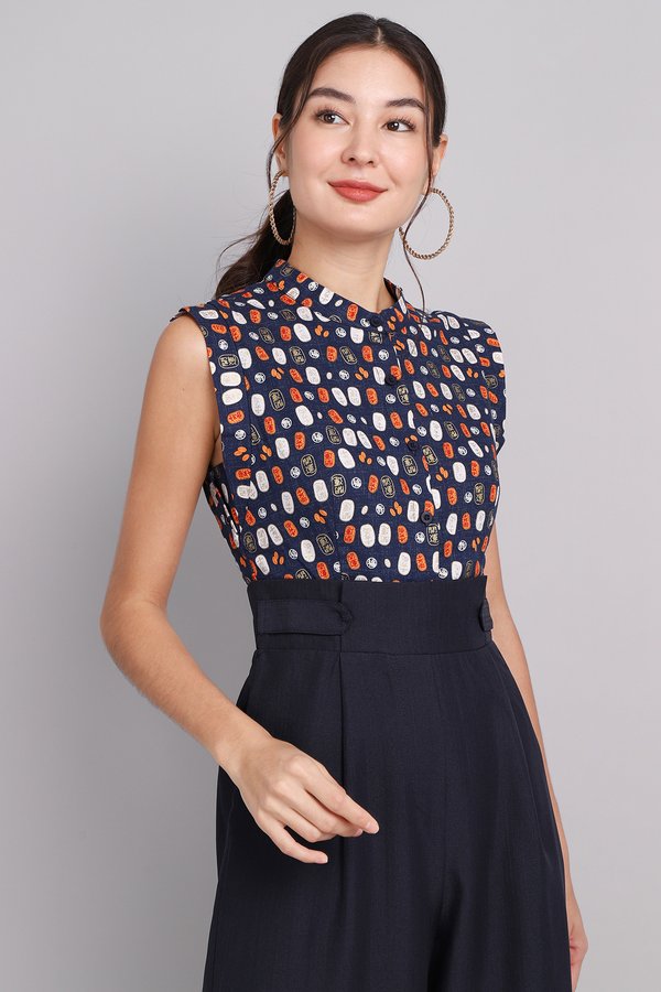 Stroke Of Luck Romper In Charms Prints