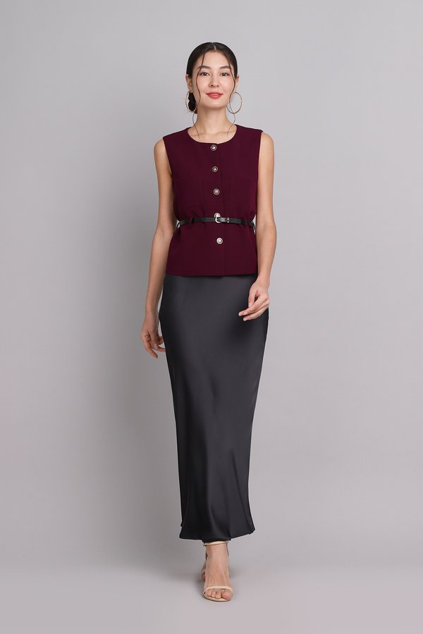 Isadora Skirt In Charcoal