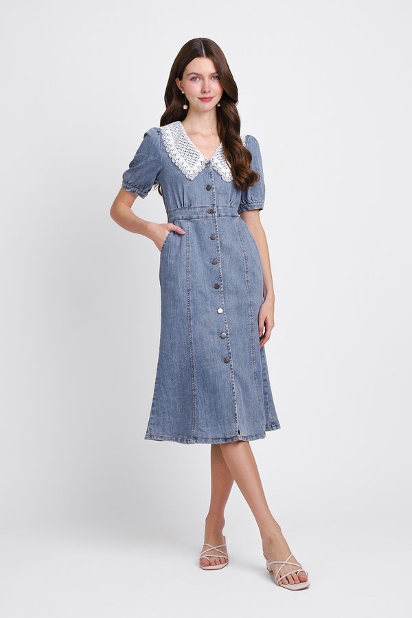 Marie Dress In Vintage Wash