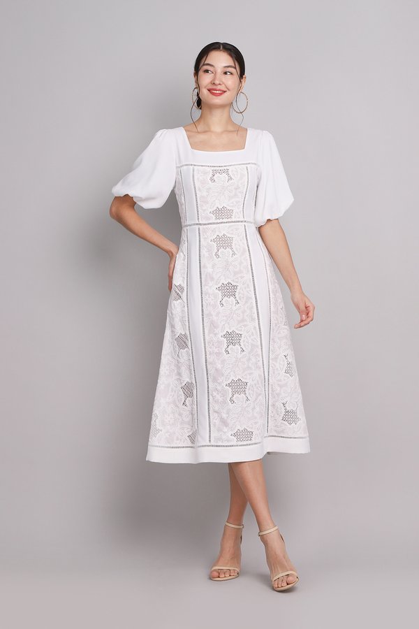 Angelica Dress In Classic White