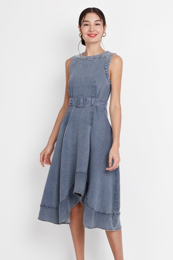 Faye Dress In Vintage Wash