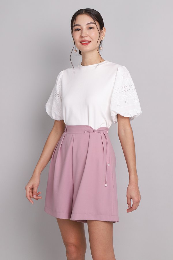 Fuji Shorts In Rum Lavender