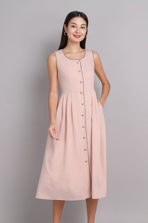 Sonnet Dress In Blush Pink