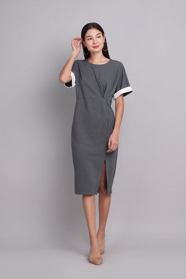 Bella Dress In Dark Grey