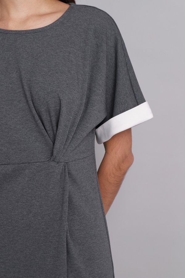 Bella Dress In Dark Grey