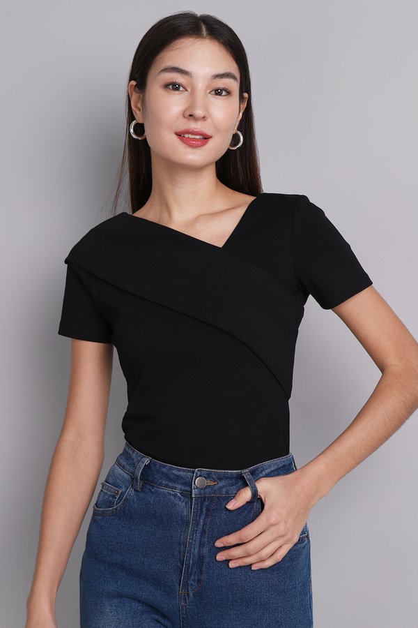 [Backorder] Eunice Top In Classic Black