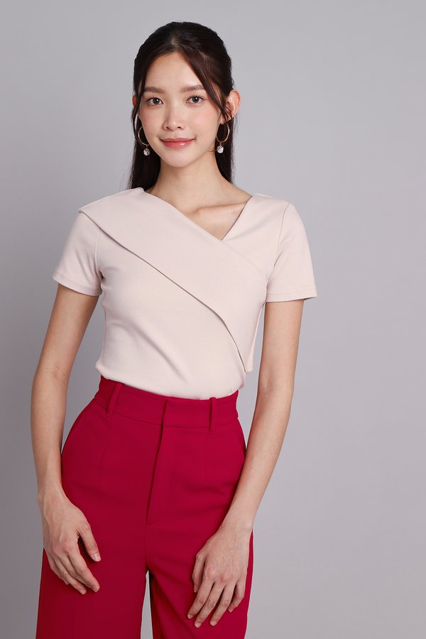 Eunice Top In Light Taupe