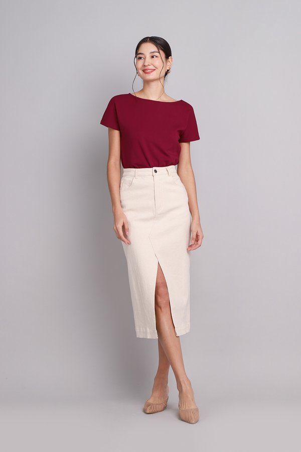 Hummingbird Top In Wine