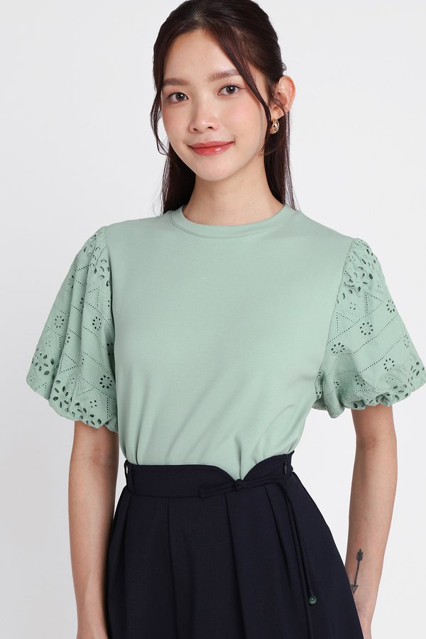 Marissa Top In Seafoam