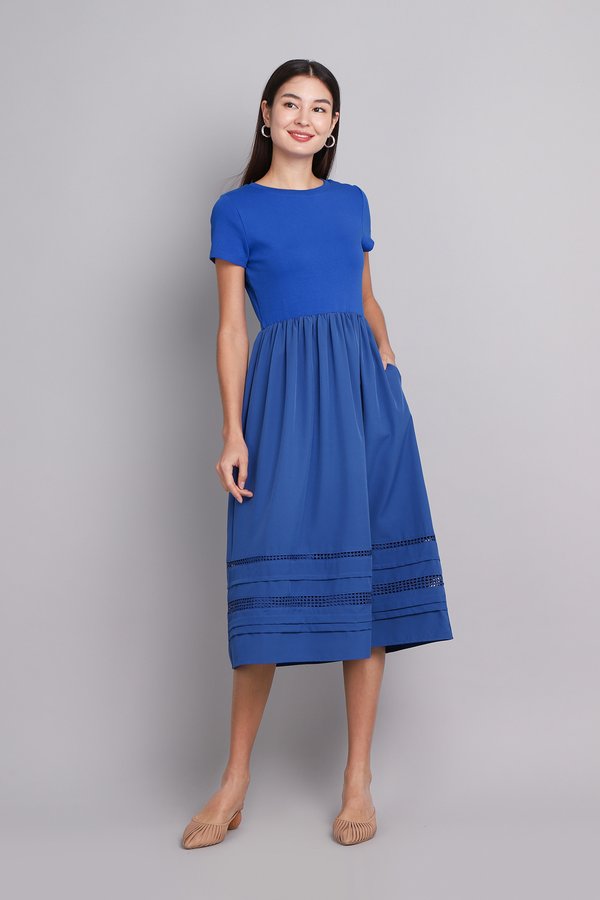 Tricia Dress In Cobalt Blue