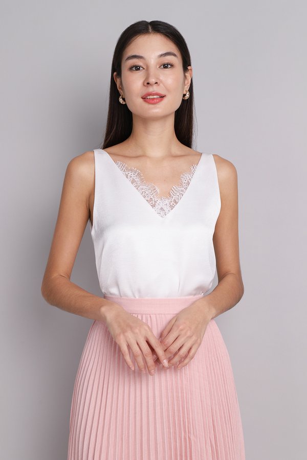 Amelie Top In Classic White
