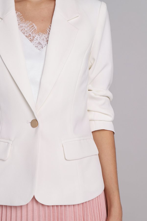 Hampton Jacket In Classic White