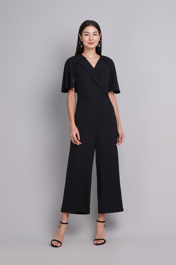 [Backorder] Lois Romper In Classic Black