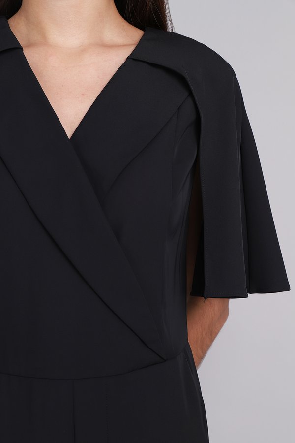 [Backorder] Lois Romper In Classic Black