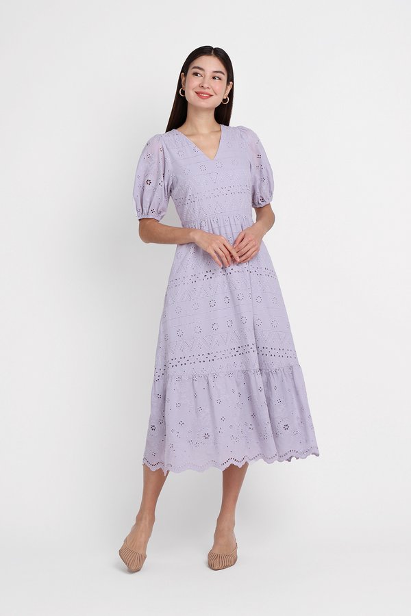 Corene Dress In Lavender
