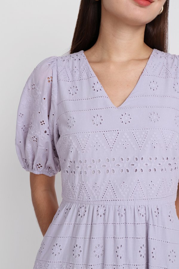 Corene Dress In Lavender